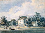 Thomas Girtin Canvas Paintings - Chalfont Lodge, Buckinghamshire